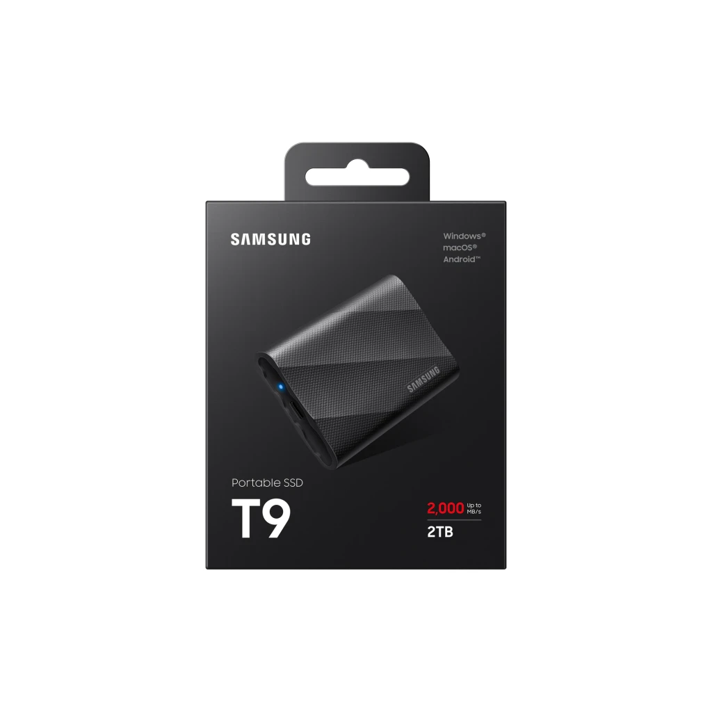 Samsung SSD portátil T9 2 TB noir - vue principale - Ítem5