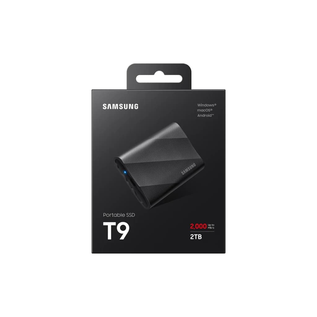 Samsung SSD portátil T9 2 TB noir - détail 4