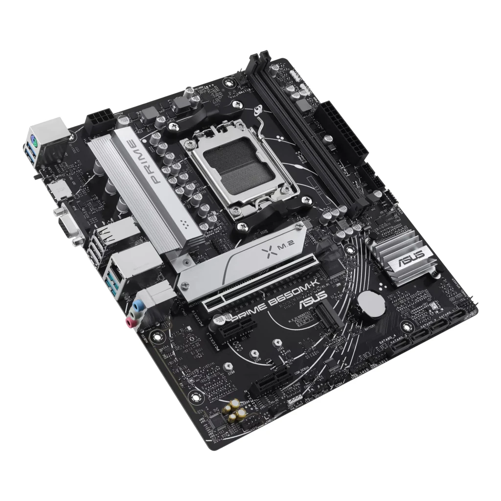 ASUS prime b650m k negro y gris - ranuras de expansión = 1 x PCIe 4.0 x16 + 2 x PCIe 4.0 x1 + 2 x M.2