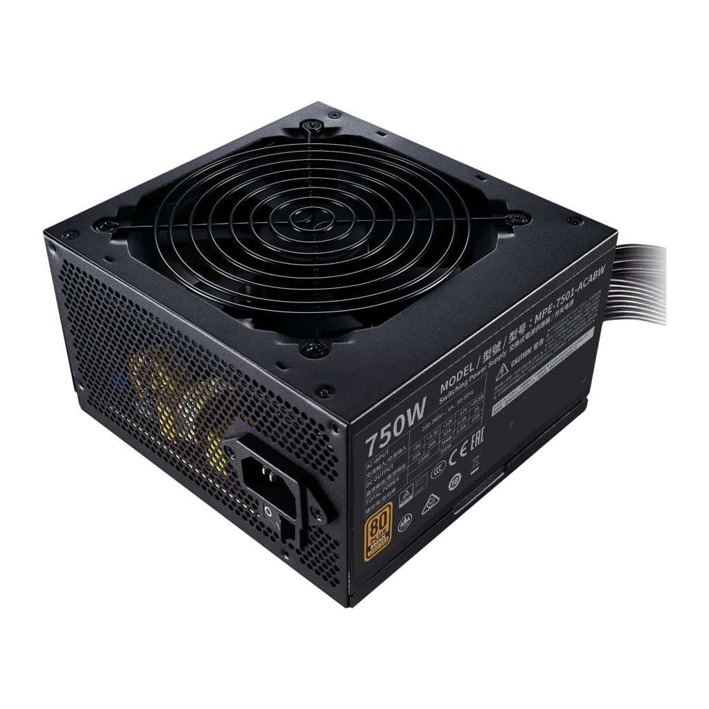 Cooler Master Fuente de alimentación MWE Bronze V2 750 W marron - détail
