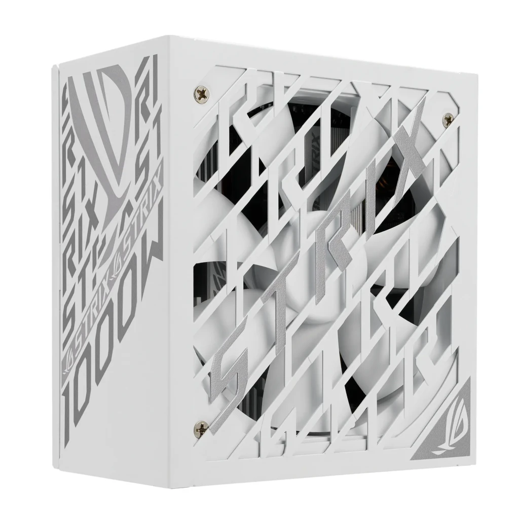 ASUS Fuente de alimentación ROG Strix 1000P White Edition 1000 W 80+ Platinum Modular ATX 3.1 - vue principale