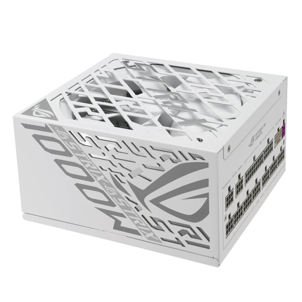 ASUS Fuente de alimentación ROG Strix 1000P White Edition 1000 W 80+ Platinum Modular ATX 3.1 - détail 2