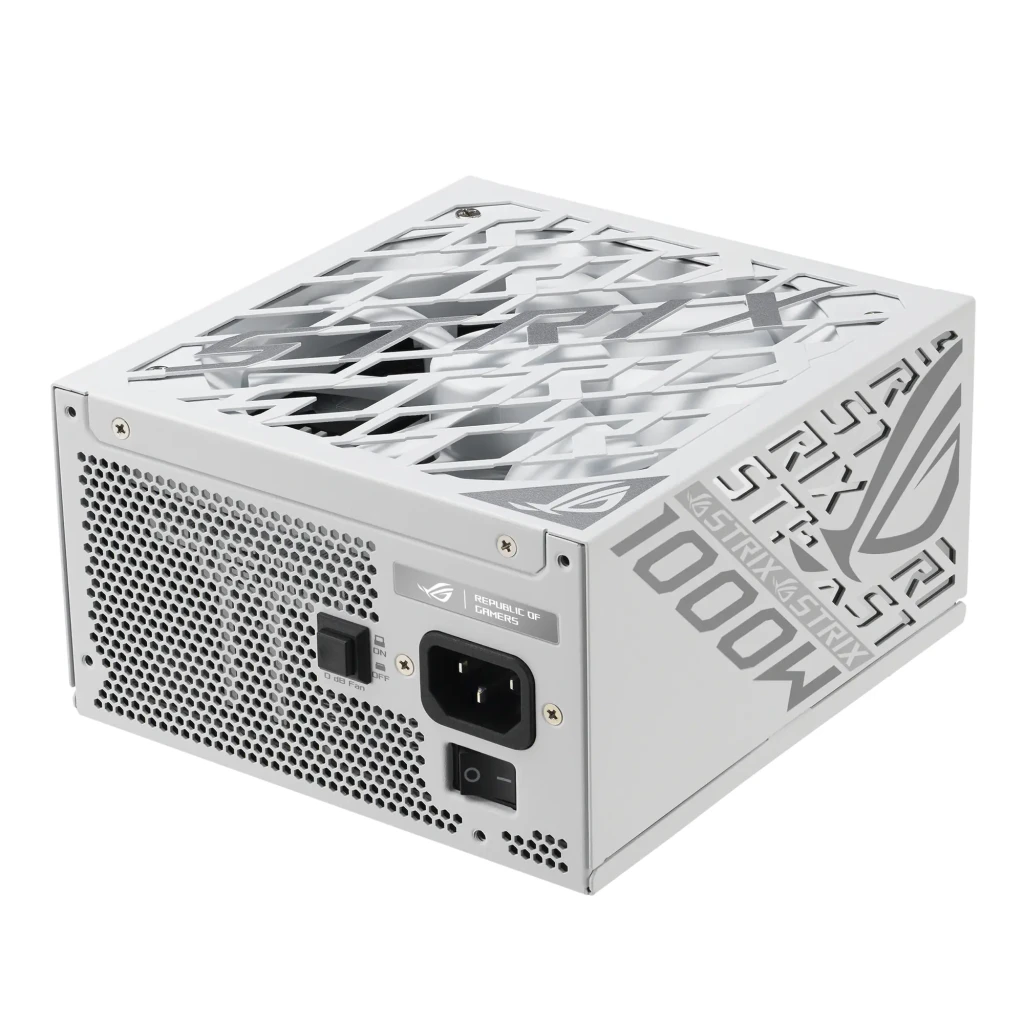 ASUS Fuente de alimentación ROG Strix 1000P White Edition 1000 W 80+ Platinum Modular ATX 3.1 - détail