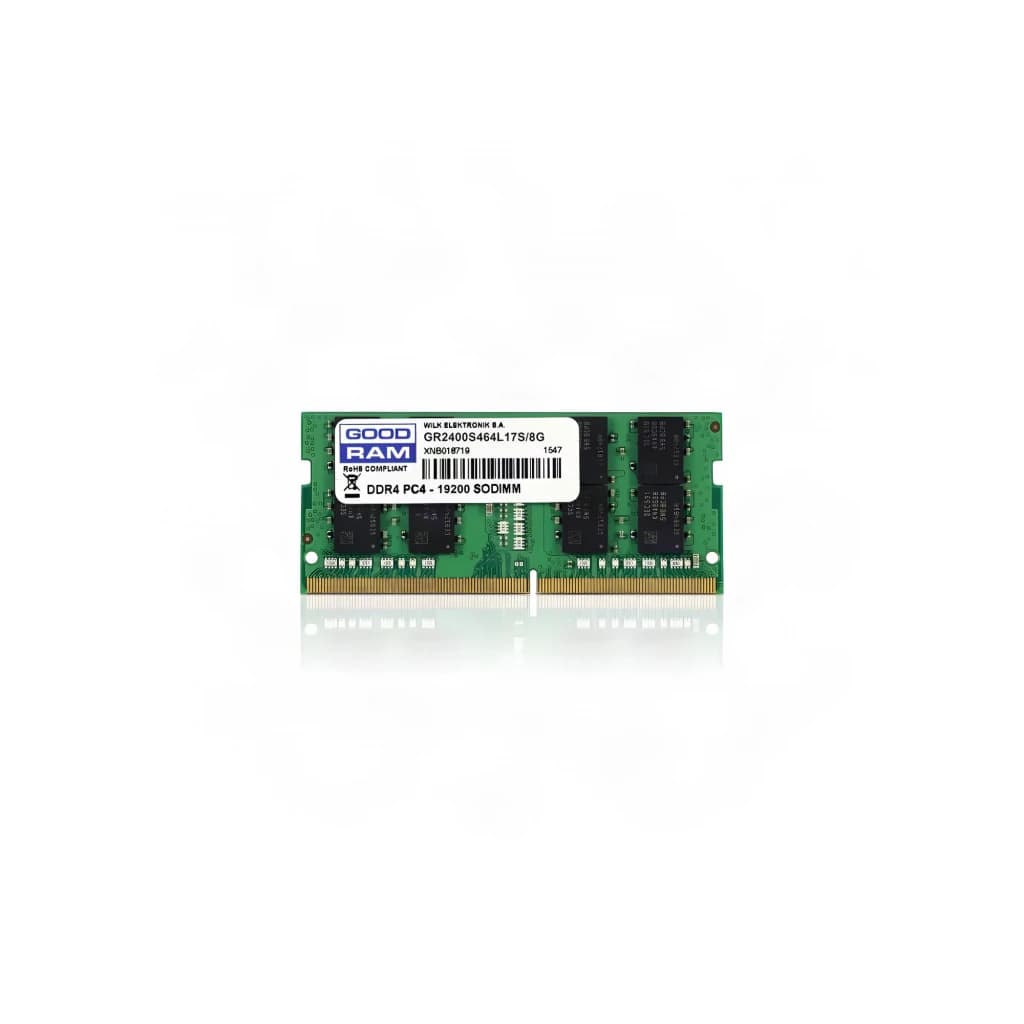 GoodRam Memoria RAM SO-DIMM DDR4 2400 MHz 8 GB CL17 vert - vue principale