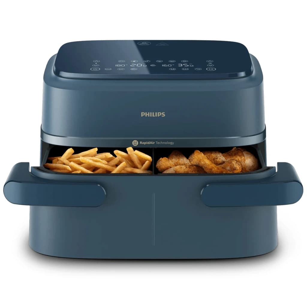 Philips Freidora de aire Airfryer Flexi 1000 Series NA156/60 7,1 L - potencia = 2450 W | determina la velocidad de
