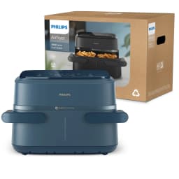 Philips Freidora de aire Airfryer Flexi 1000 Series NA156/60 7,1 L - partes aptas para lavavajillas = Sí (capa antiadherente)