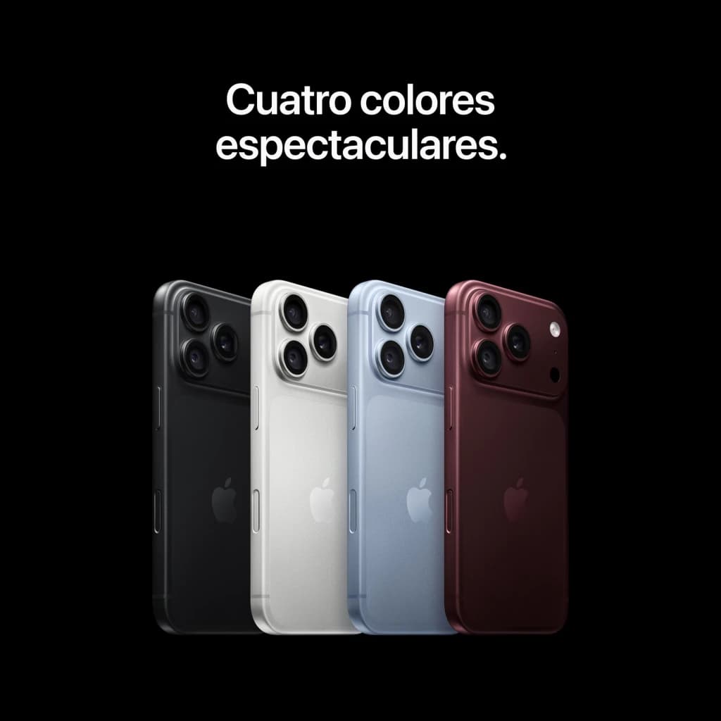 iPhone 18 Pro 256Go Glacial Blue 6,3 pouces OLED 120Hz affiché parmi quatre coloris élégants avec triple capteur photo et bords alu satinés