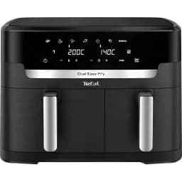 Tefal Doppel-Heißluft-Fritteuse, rechteckig, Display, Touch-Funktion, 11 l Fassungsvermögen, minimal gris - vista principal