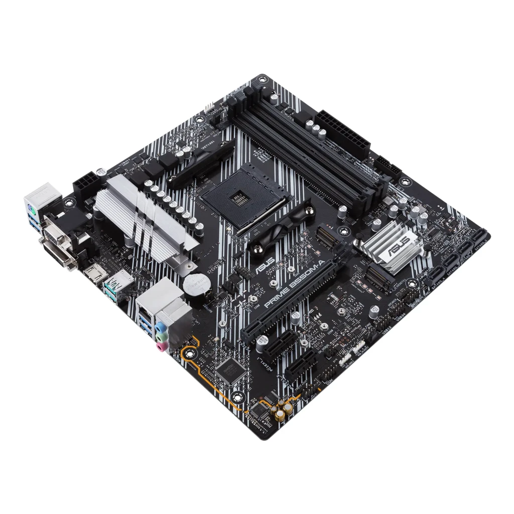 ASUS Placa base Prime B550M-A/CSM Micro-ATX AMD B550 negro, prateado - detalhe 3