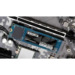 Kioxia SSD Exceria Basic 1 TB M.2 2280 PCIe 4.0 x4 NVMe - en utilisation