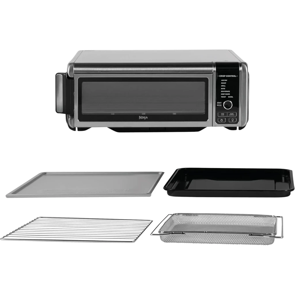 Ninja sp101 sencillo 10 l independiente 2400 w freidora de aire caliente negro, acero inoxidable - vista principal - Ítem7