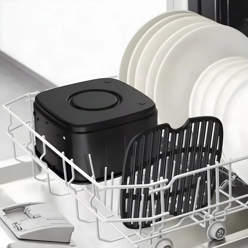 Tefal Freidora de aire Easy Fry Silence XL EY5528 5 L Negro/Acero inoxidable - número de programas = 10 predefinidos |