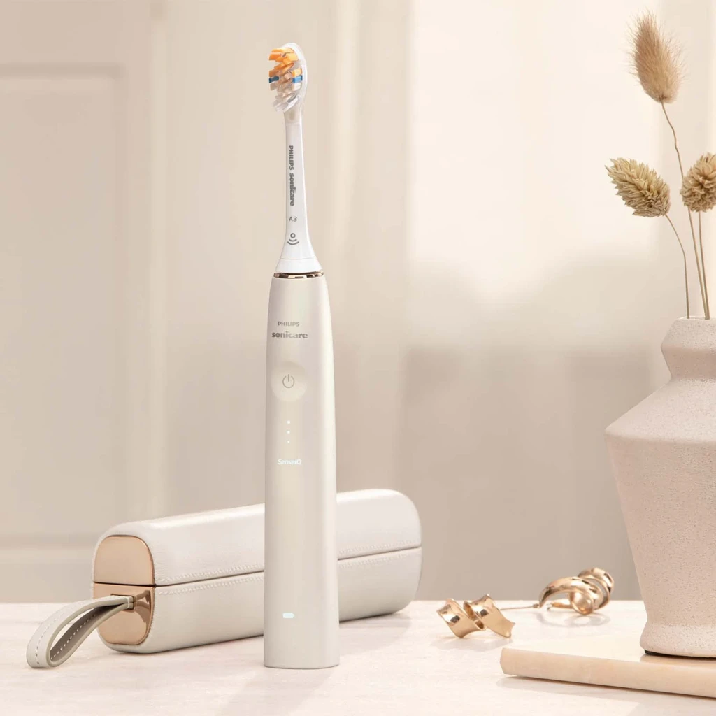 Philips cepillo de dientes sonico sonicare diamondclean prestige 9900 5 modos sensor de presion bluetooth champanhe - vista - Item3
