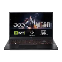 Acer Portátil nitro v 15 i7 13620h 16gb 1tb rtx 5050 8gb 15.6 fhd eshell noir obsidienne - vue principale