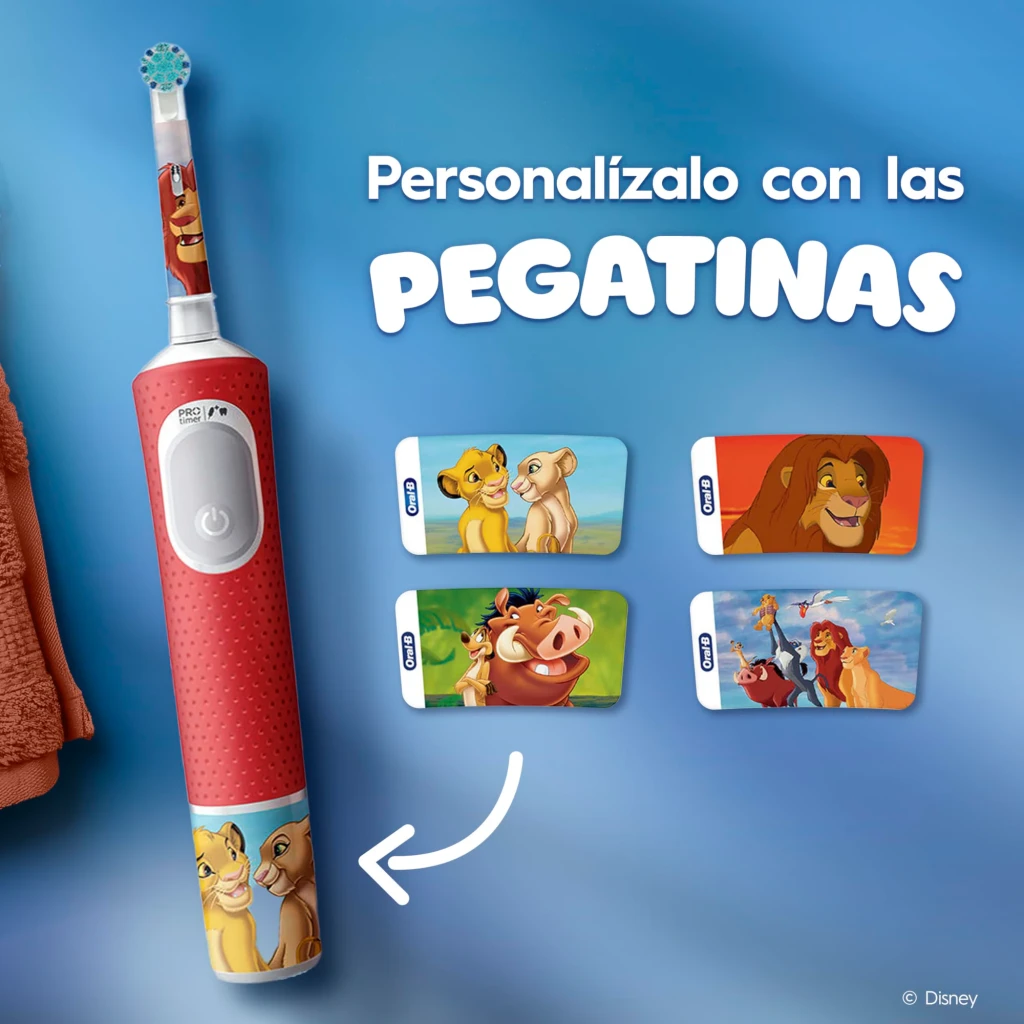 Oral-B Cepillo de dientes eléctrico Vitality Pro Kids Rey León rojo - vista principal - Ítem2