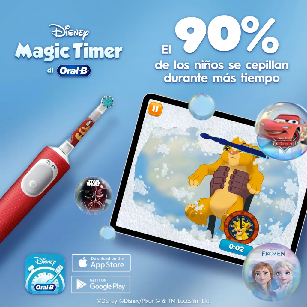 Oral-B Cepillo de dientes eléctrico Vitality Pro Kids Rey León rojo - vista principal - Ítem5