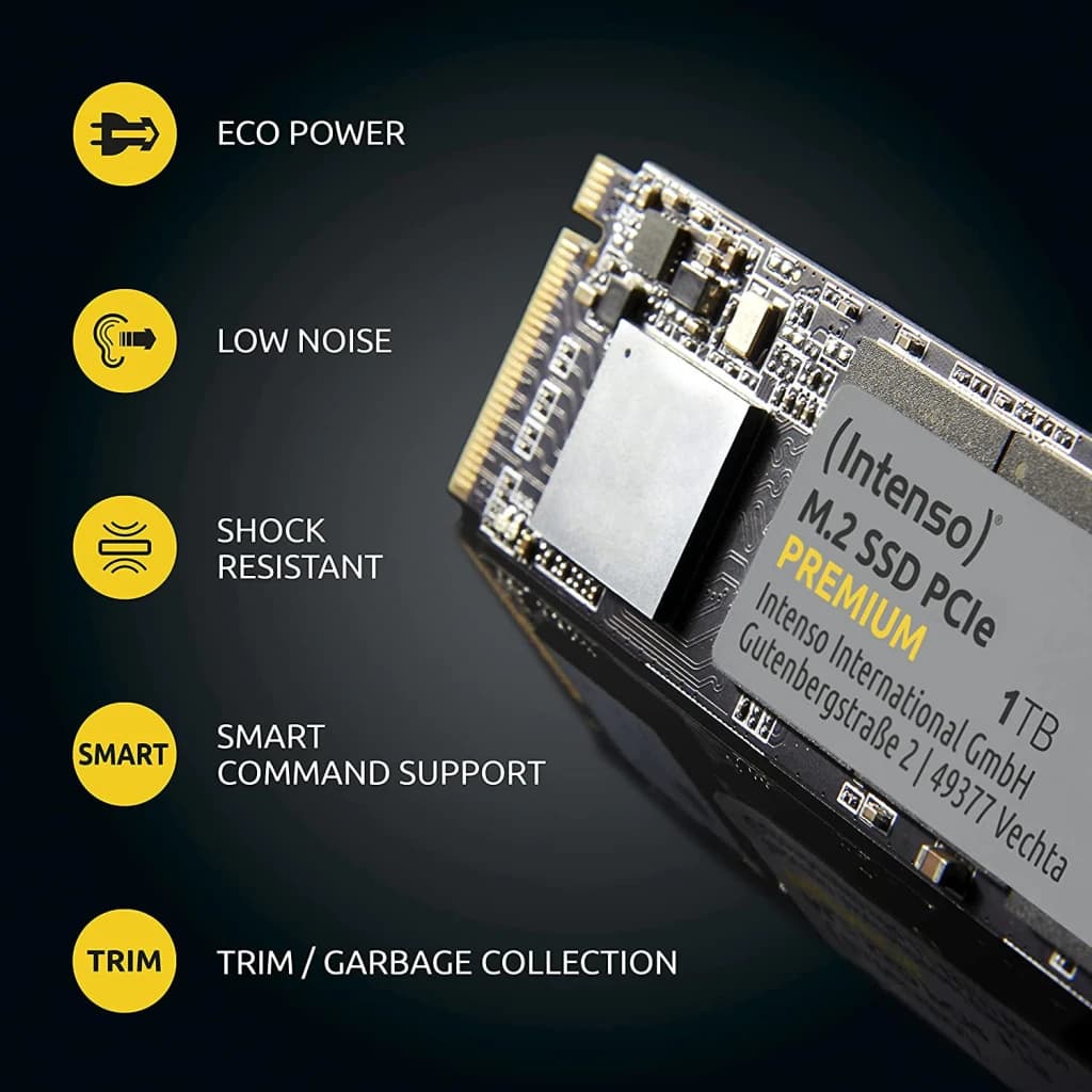 Intenso SSD Premium 500 GB M.2 2280 PCIe 3.0 NVMe - détail 3
