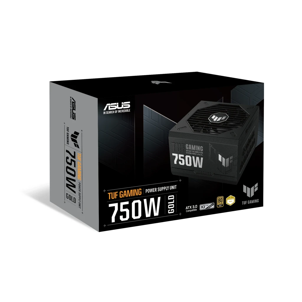 ASUS Fuente de alimentación TUF Gaming 750W ATX 3.1 PCIe 5.0 80 Plus Gold Modular - vista principal