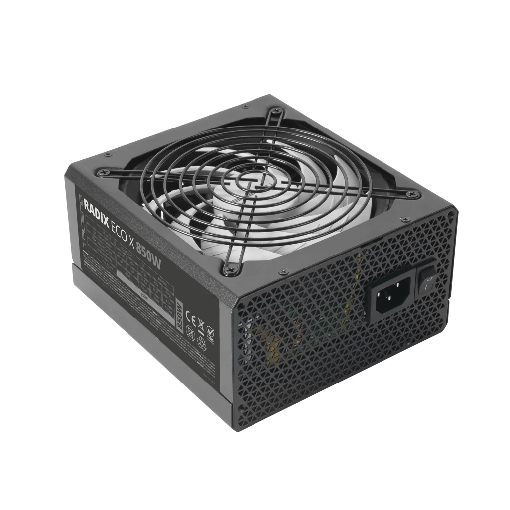 Tacens Fuente de alimentación Radix Eco X 850 ATX 850W Negro - detalhe 2