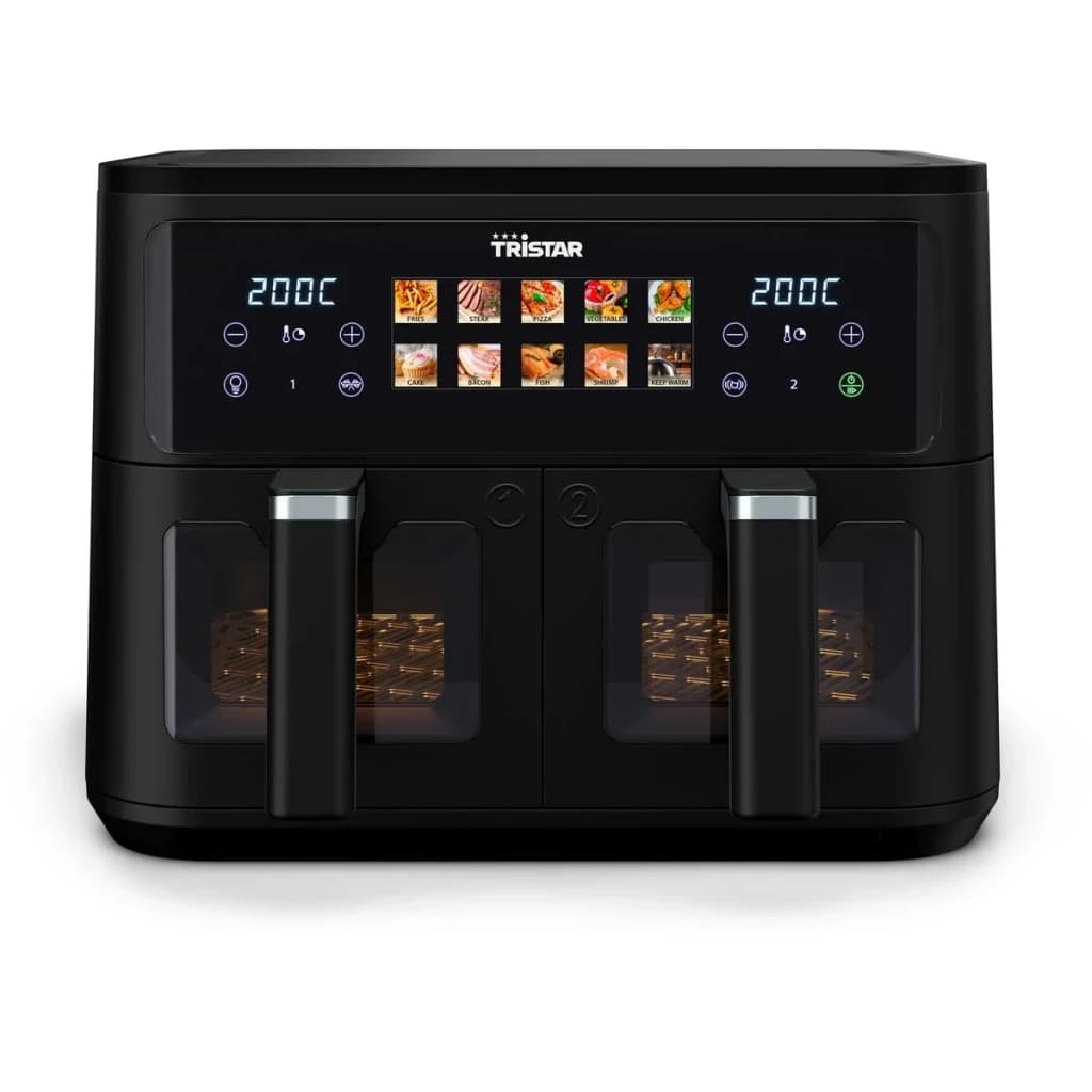 Tristar Freidora de aire FR-9075 Doble 9 L 2500 W Negro - vista principal