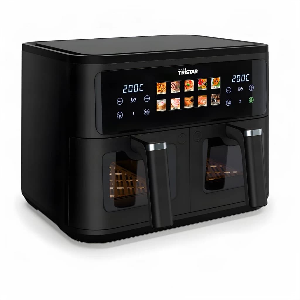 Tristar Freidora de aire FR-9075 Doble 9 L 2500 W Negro - detalhe 2
