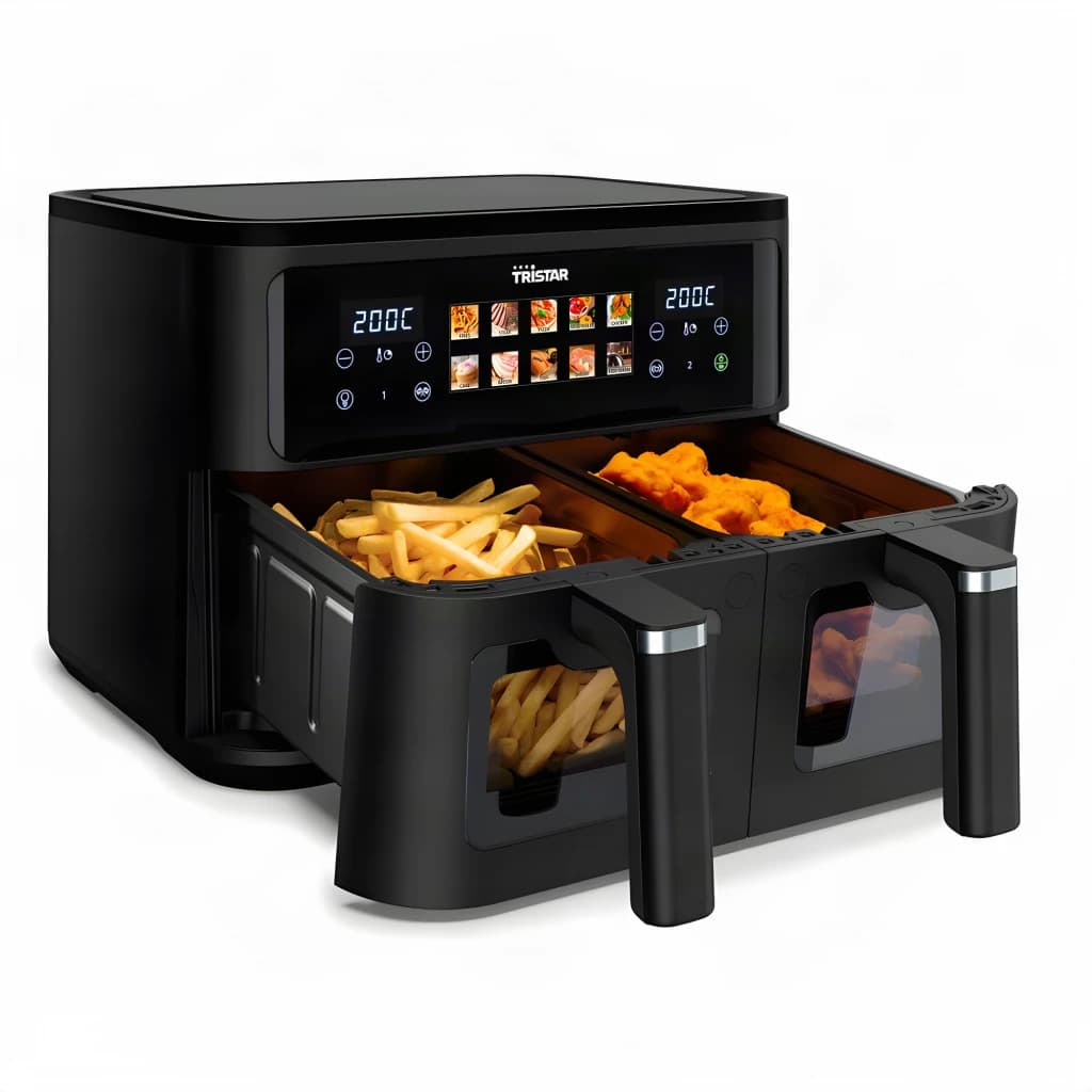 Tristar Freidora de aire FR-9075 Doble 9 L 2500 W Negro - detalhe
