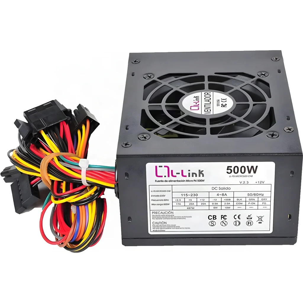 L-Link l link fuente de alimentacion 500w sfx micro atx preto - detalhe 3