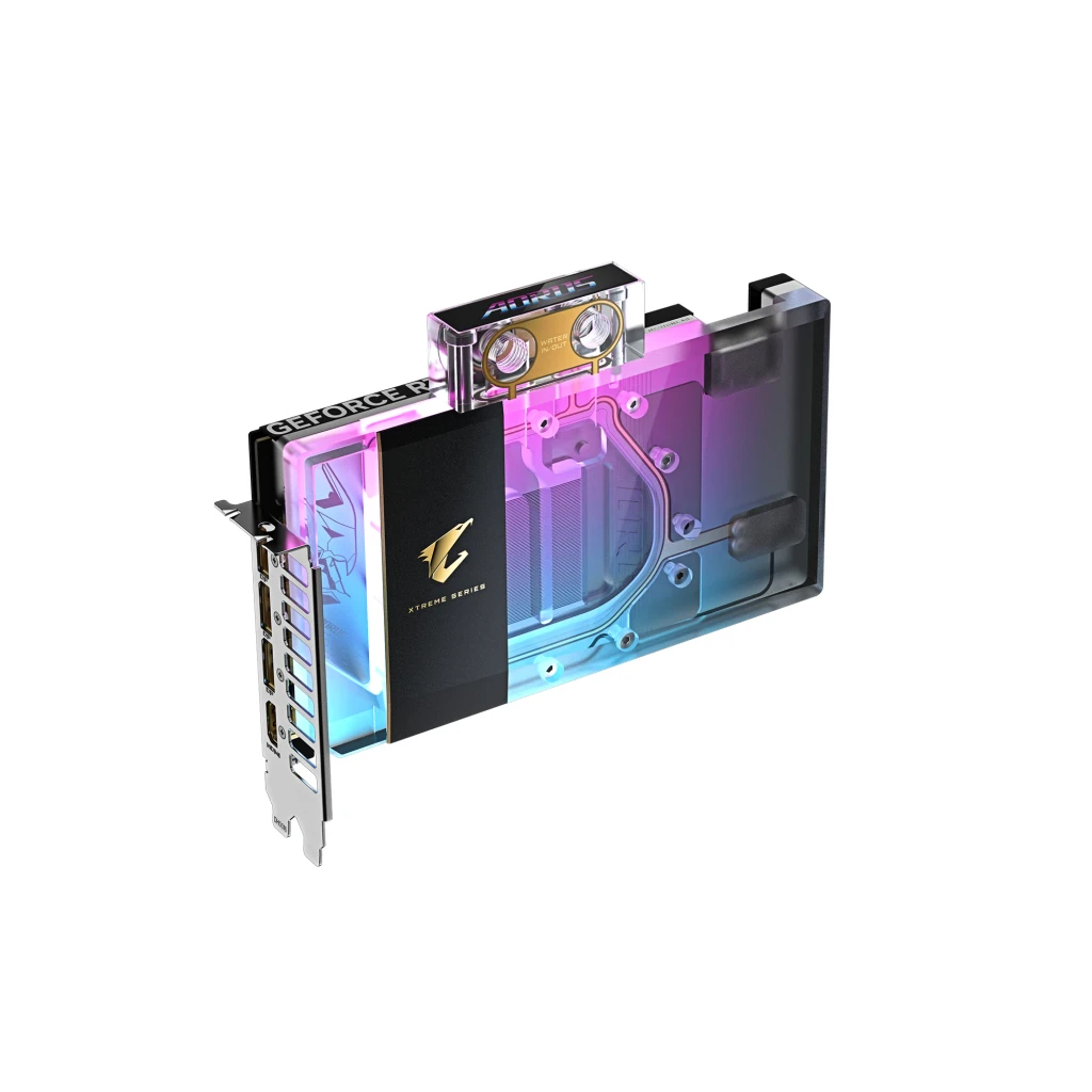 Gigabyte Tarjeta Gráfica Aorus GeForce RTX 5080 Xtreme Waterforce WB 16 GB GDDR7 noir - détail 4