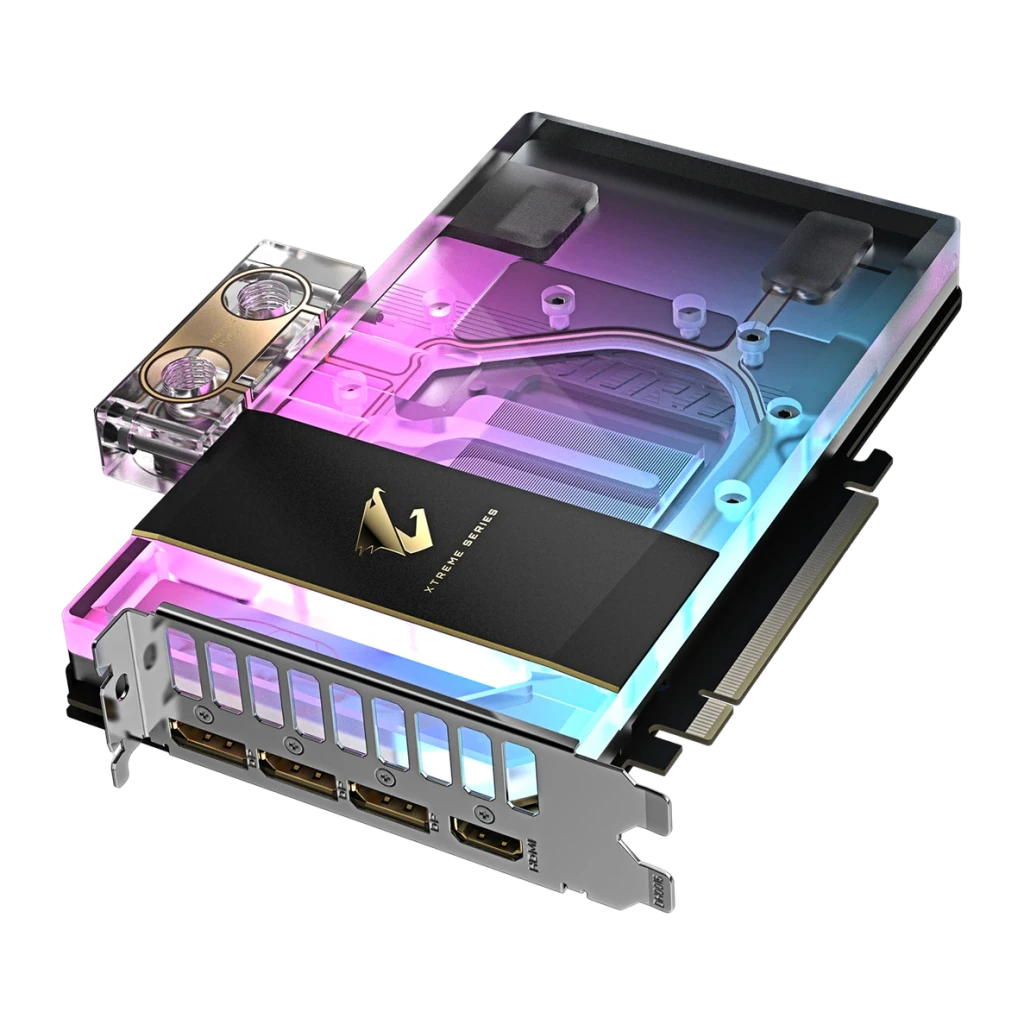 Gigabyte Tarjeta Gráfica Aorus GeForce RTX 5080 Xtreme Waterforce WB 16 GB GDDR7 noir - détail 3