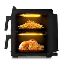 Tefal Freidora de aire EY7568 Easy Fry Crispy negro - potencia = 2700 W | potencia alta para esta categoría, lo que acorta