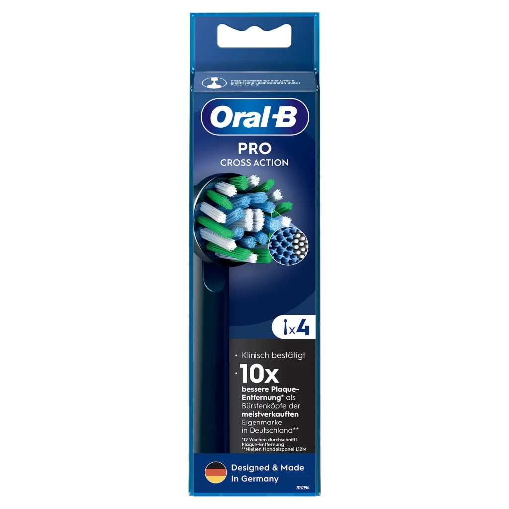 Oral-B Cabezales Pro CrossAction Negro - vista principal - Ítem1