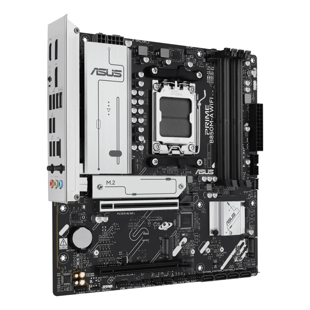ASUS Placa base PRIME B850M-A WIFI Socket AM5 Micro-ATX DDR5 negro - factor de forma = Micro-ATX (244 x 244 mm) | determina