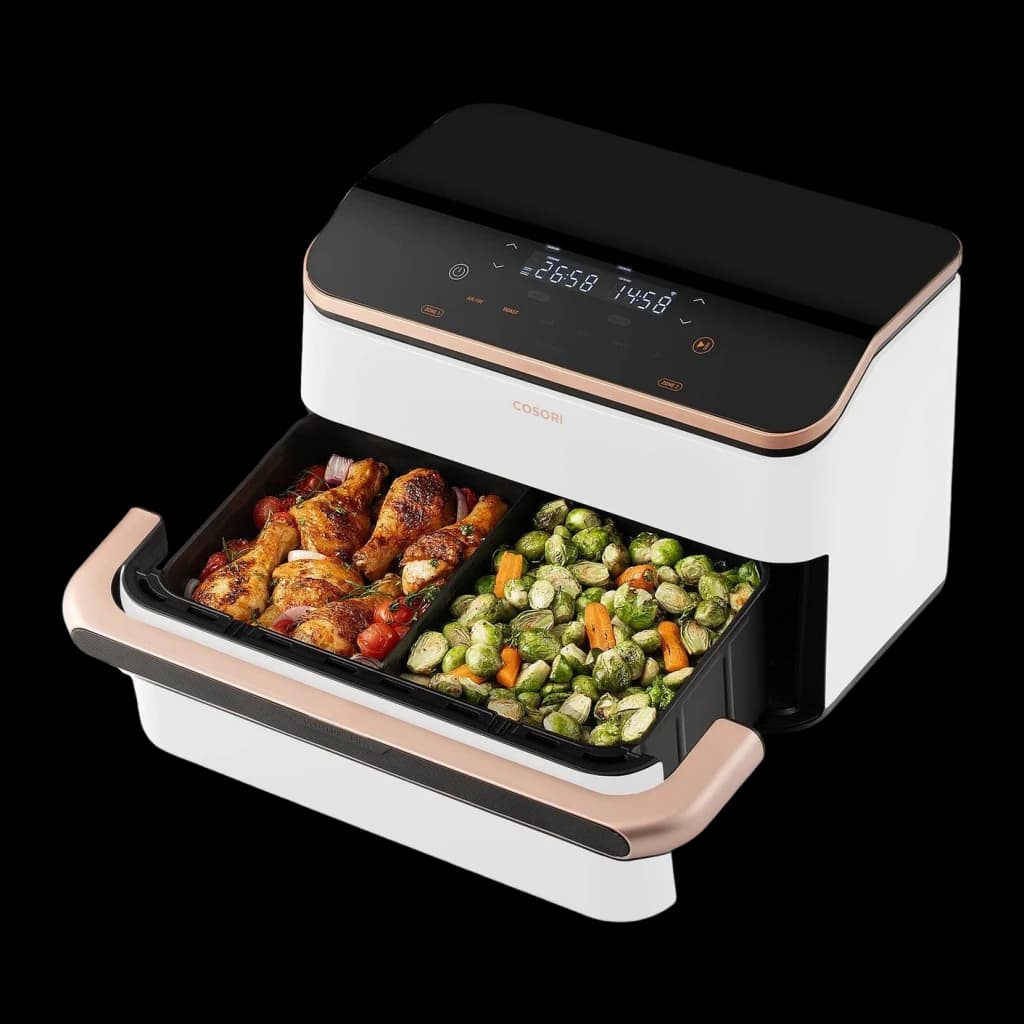 Cosori Freidora de Aire Twinfry Dual Blaze Compact branco - detalhe