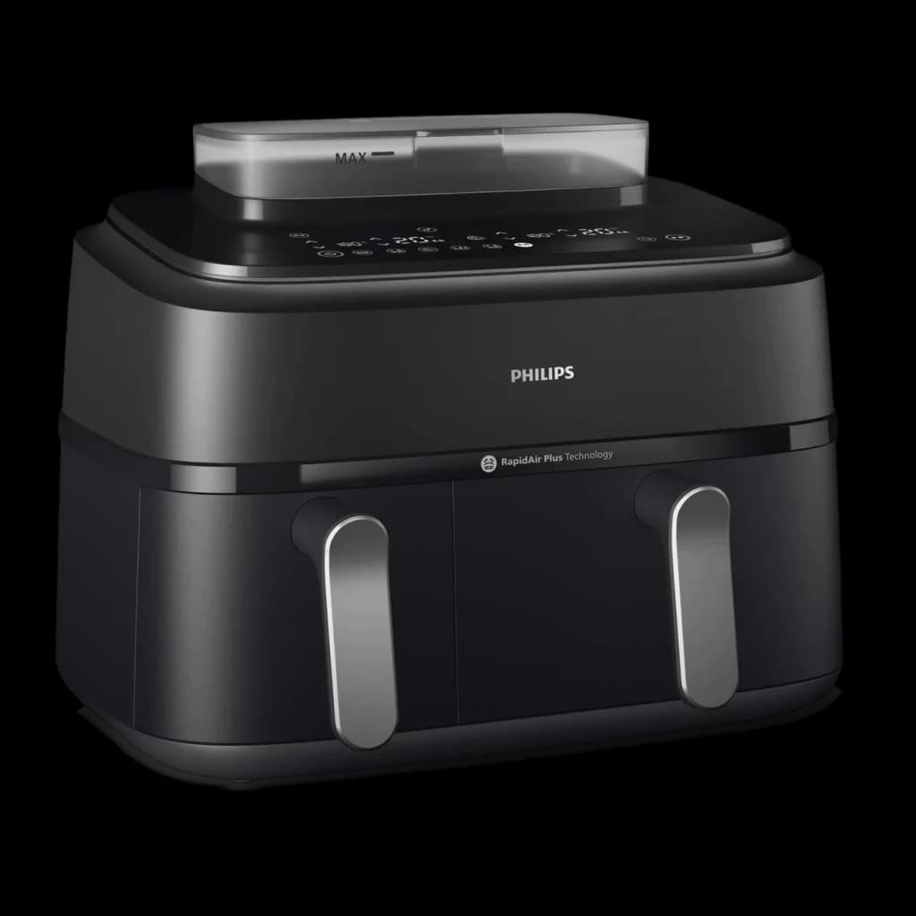 Philips Freidora de aire 5000 Series NA551/00 Doble 9 L 2750 W Negro/Plata - vista principal