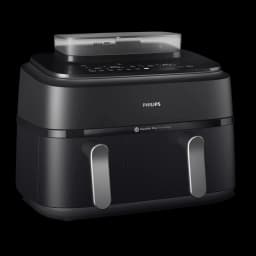 Philips Freidora de aire 5000 Series NA551/00 Doble 9 L 2750 W Negro/Plata - vista principal