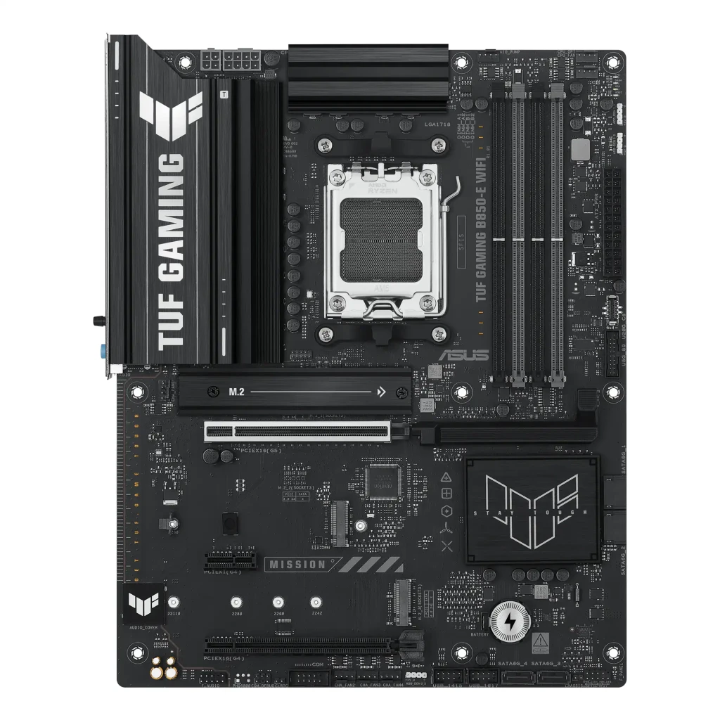 ASUS Placa base TUF Gaming B850-E WiFi negro - socket de procesador = Zócalo AM5 | solo es compatible con