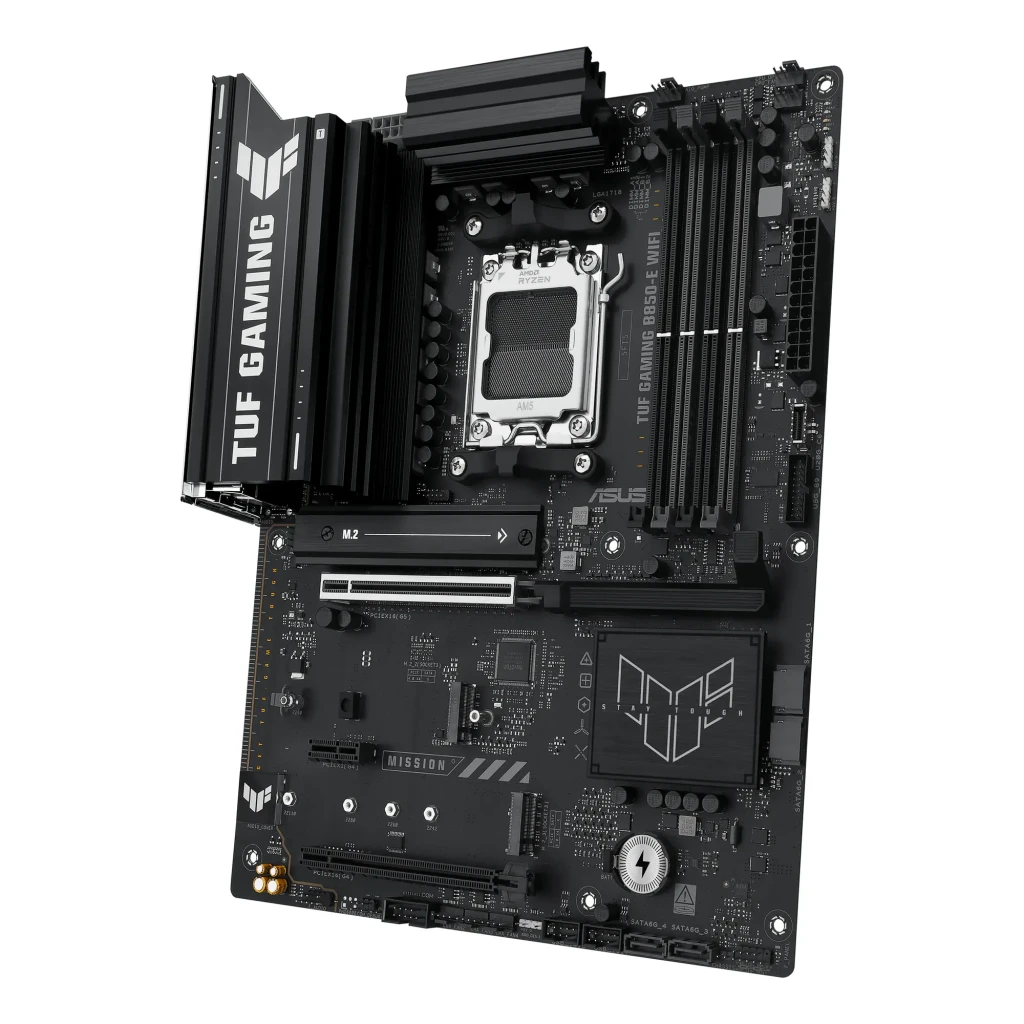 ASUS Placa base TUF Gaming B850-E WiFi negro - ranura PCIe principal = PCIe 5.0 x16 | la tarjeta gráfica se conecta