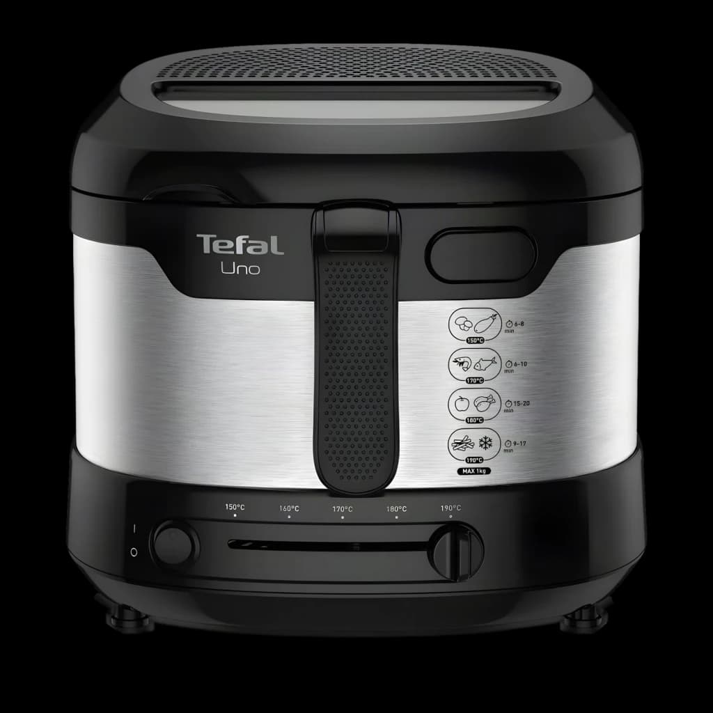 Tefal Freidora Uno FF215D Acero inoxidable/Negro - vista principal