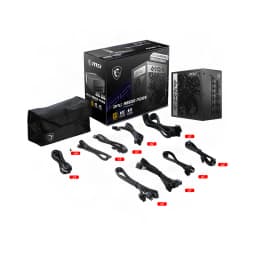 MSI Fuente de alimentación MPG A850G PCIe5 850W 80 Plus Gold Full Modular - detalhe 4