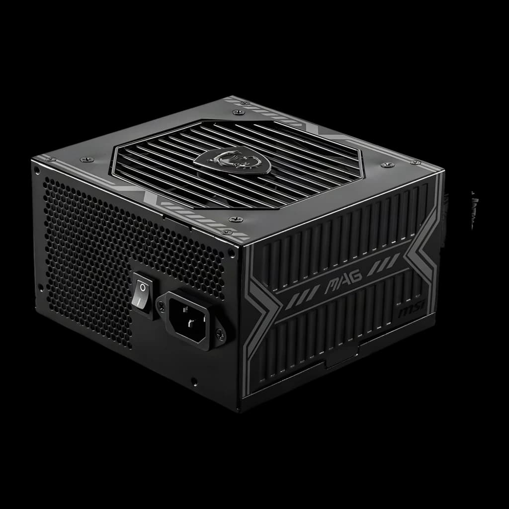 MSI Fuente de alimentación MAG A750BN 750 W 80 Plus Bronze PCIe 5.0 castanho - vista principal