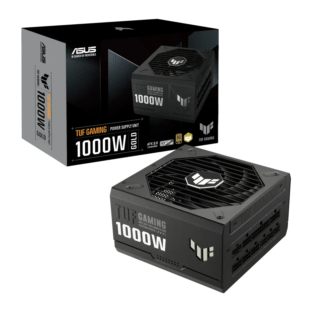 ASUS Fuente de alimentación TUF Gaming 1000W 80+ Gold Modular ATX 3.1 - vista principal