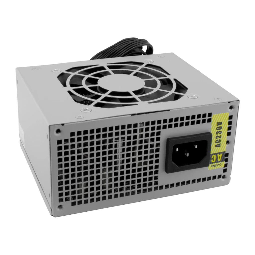 CoolBox Fuente de alimentación SFX Basic 500GR-S 500W blanco - factor de forma = SFX | es más pequeña que una ATX estándar