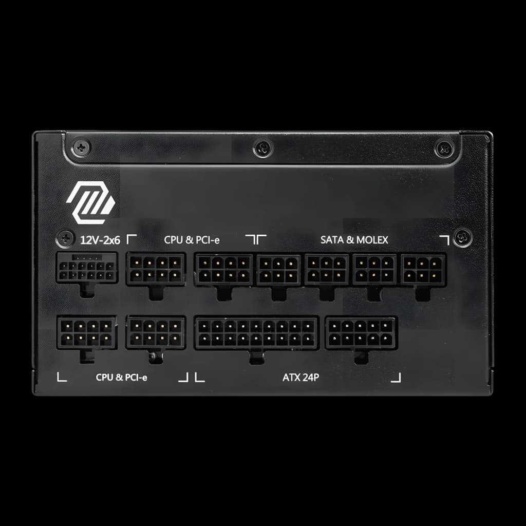 MSI Fuente de Alimentación MAG A1000GL PCIE5 II 1000W 80 Plus Gold Modular ATX - détail 2