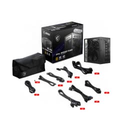 MSI Fuente de alimentación MPG A1000G PCIe 5 1000 W 80 Plus Gold Full Modular - detalhe 3