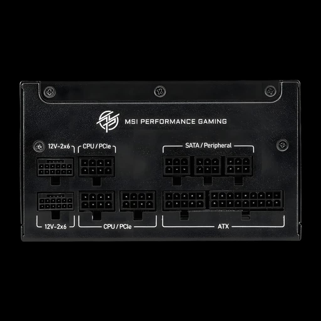MSI Fuente de alimentación MPG A1000GS PCIe 5 1000 W 80 Plus Gold Modular - detalhe 2