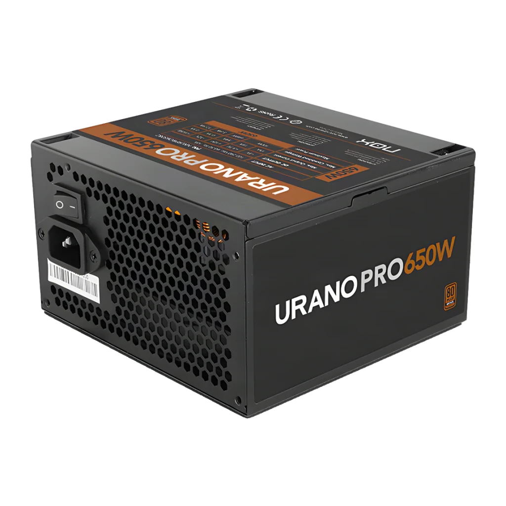 NOX Fuente de alimentación Urano PRO 650W 80+ Bronze Negro - détail 2