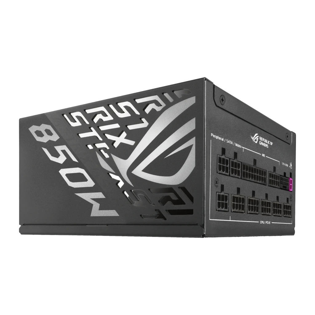 ASUS Fuente de Alimentación ROG Strix 850W 80+ Platinum Modular ATX 3.1 negro - potencia total = 850 W | suficiente para