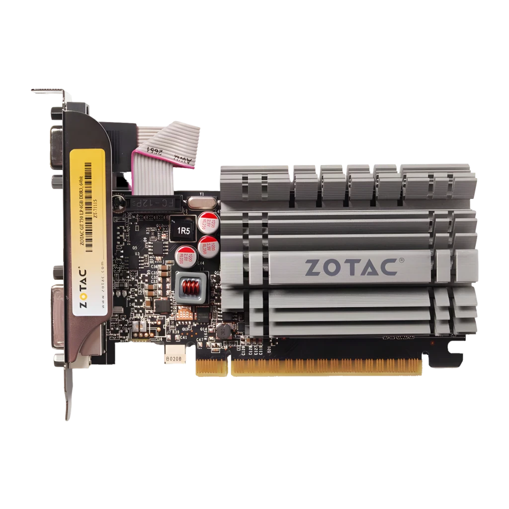 ZOTAC Tarjeta Gráfica GeForce GT 730 Zone Edition 4 GB GDDR3 negro, gris, argent - vue principale - Ítem1