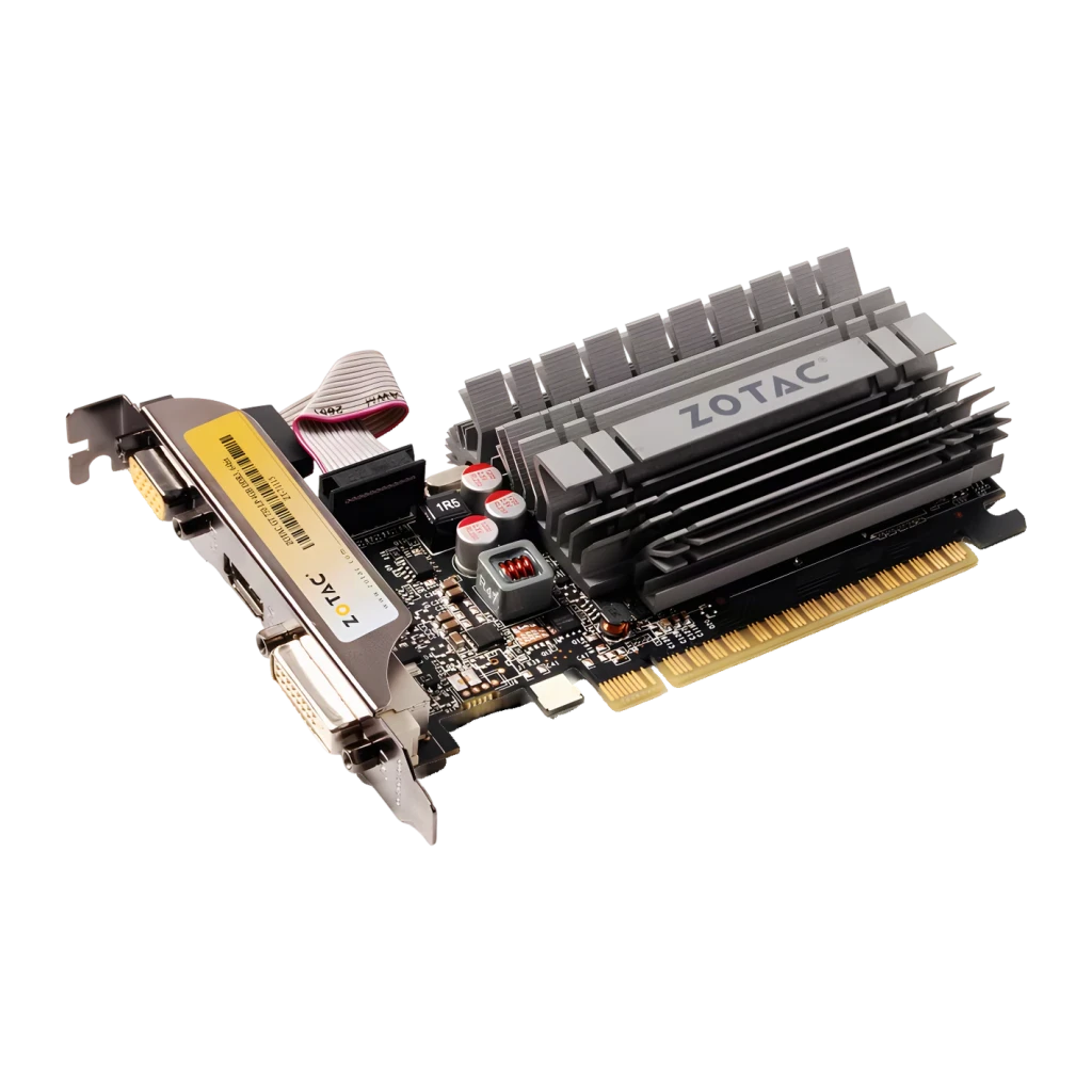 ZOTAC Tarjeta Gráfica GeForce GT 730 Zone Edition 4 GB GDDR3 negro, gris, argent - vue principale - Ítem2