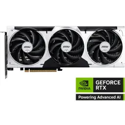 MSI Tarjeta Gráfica GeForce RTX 5060 Ti VENTUS 3X OC 16 GB GDDR7 negro, gris - núcleos CUDA = 4608 con boost a 2602 MHz